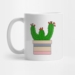 Cute Cactus Design #76: Trident Cactus Mug